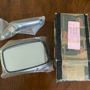 Classic vintage car mirror B1 flat polished made in England new in box